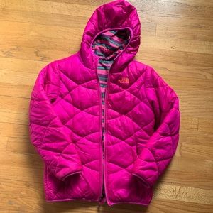 Girls Pink North Face Jacket - Size 14-16